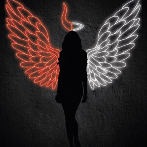 Alas Neon 03 ángel/diablo